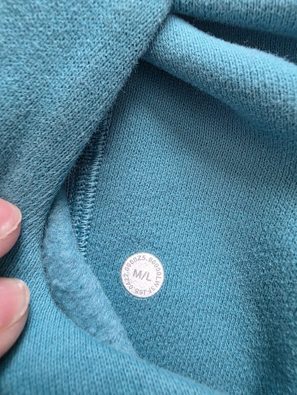 Lululemon Scuba Oversized Funnel Neck Half Zip Oceanic Blue M/L - Picture 4 of 4